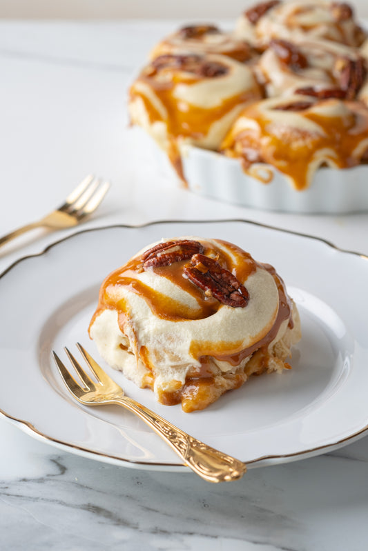 Toffee Pecan Cinnamon Rolls - Coming Soon