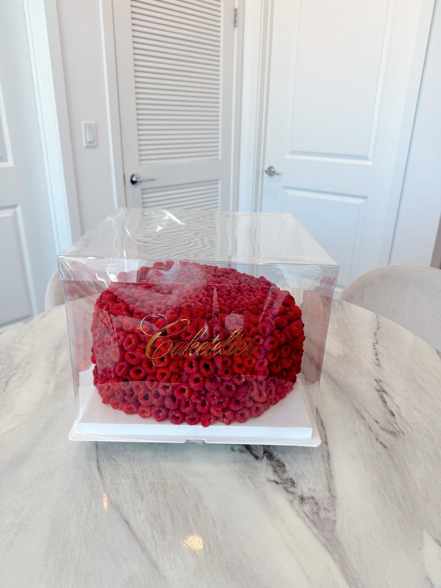 The Berry Opulence Cake - Raspberry Luxe XXL 12” Diameter Cake