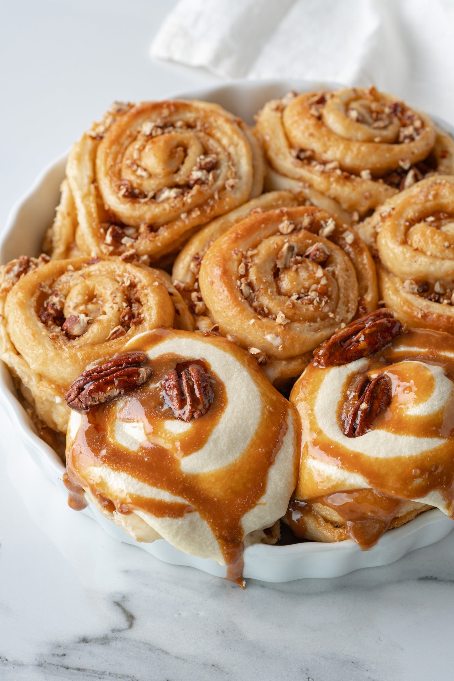 Toffee Pecan Cinnamon Rolls - Coming Soon