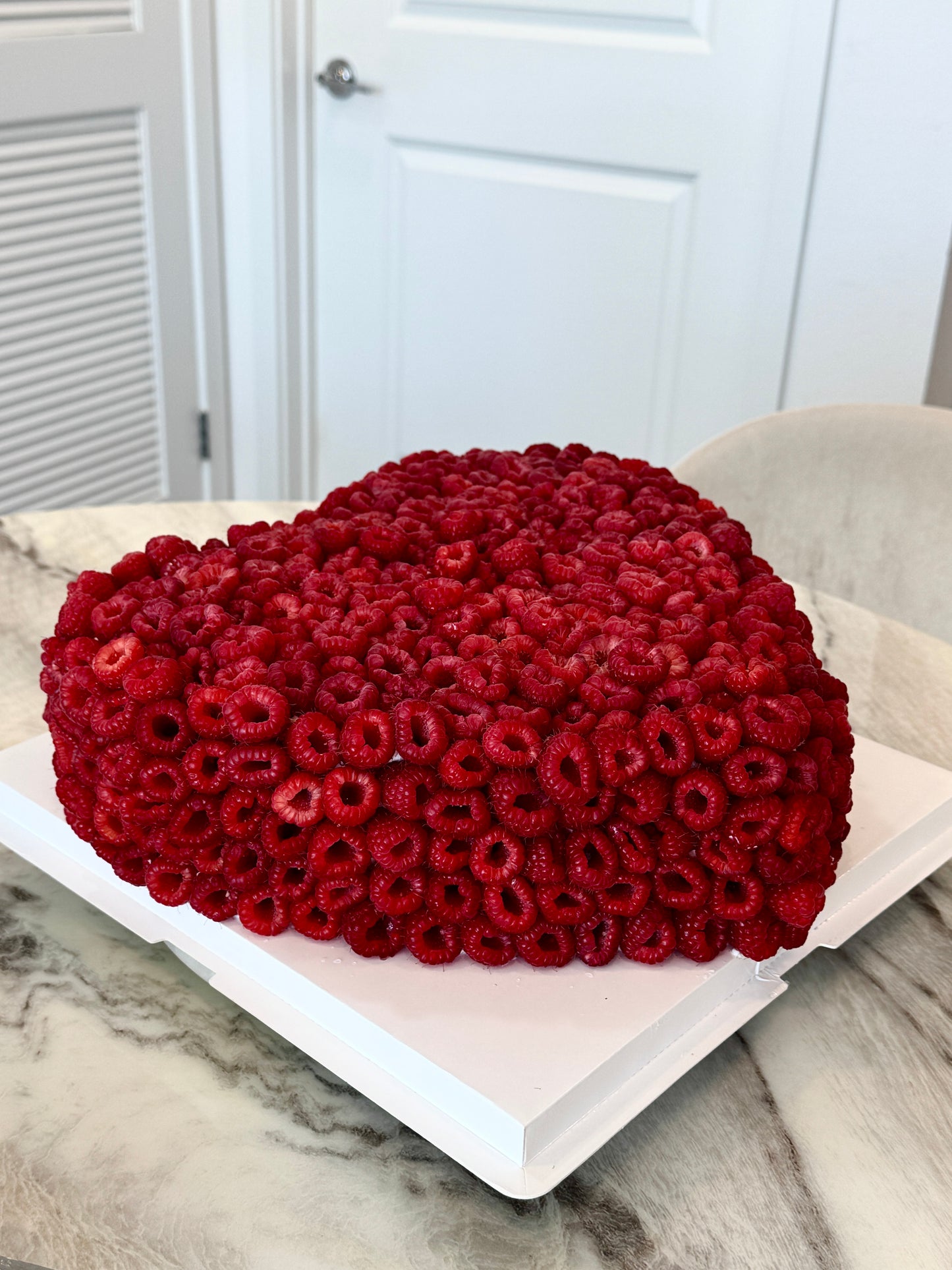 The Berry Opulence Cake - Raspberry Luxe XXL 12” Diameter Cake