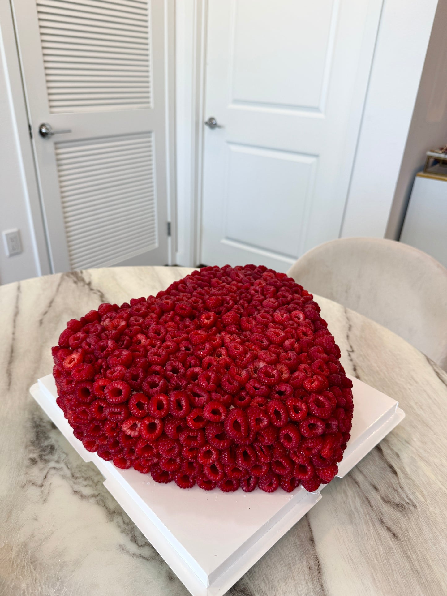 The Berry Opulence Cake - Raspberry Luxe XXL 12” Diameter Cake