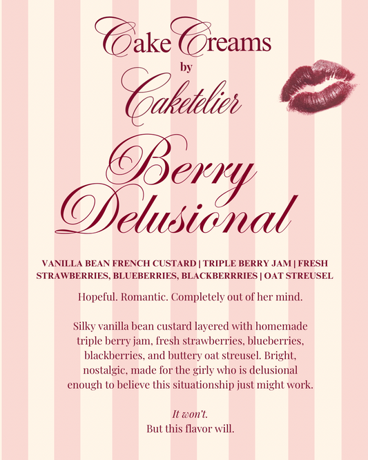 Berry Delusional - Triple Berry Pie CakeCream