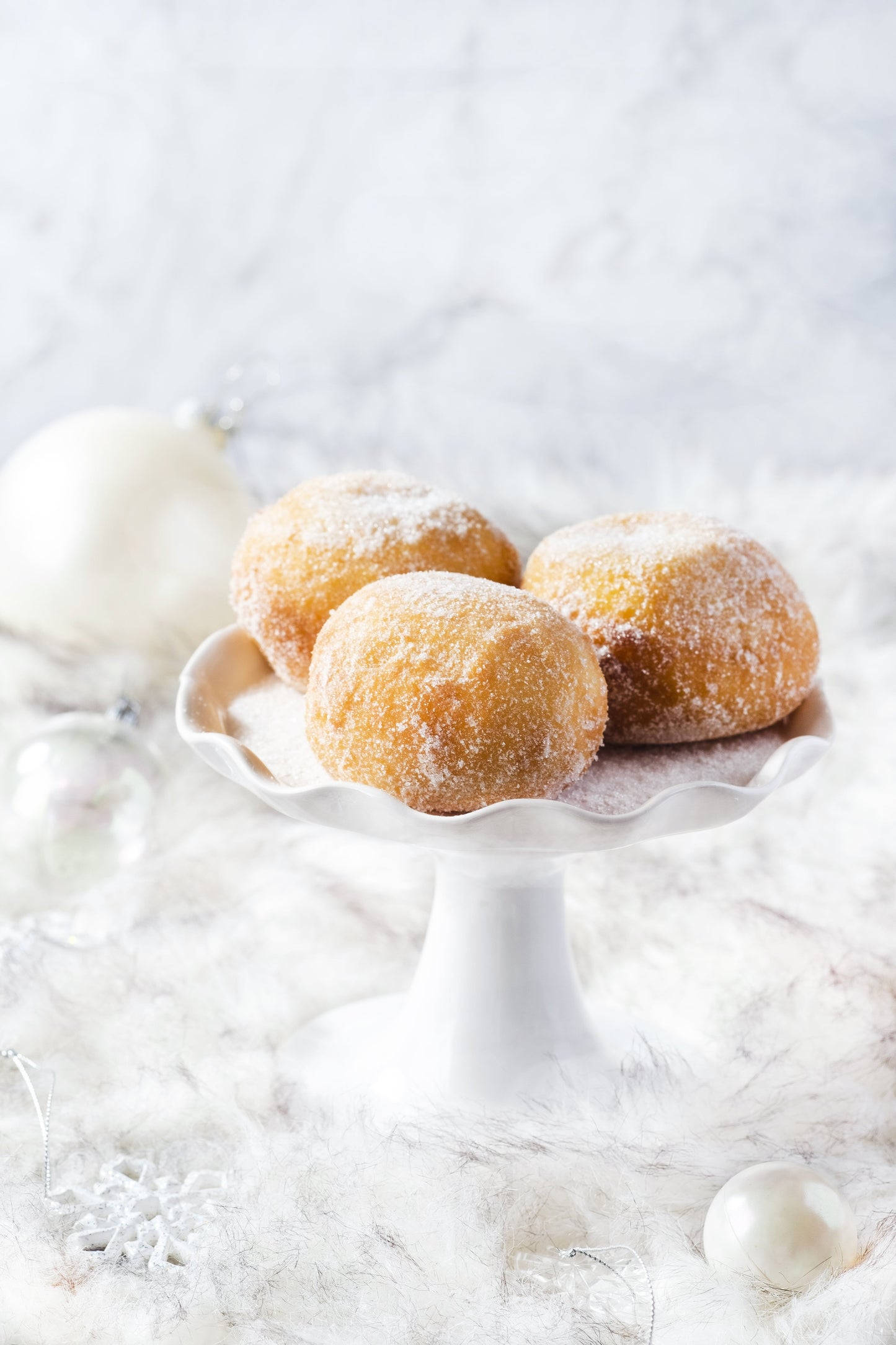 Holiday Brioche Donut Snowballs - 1 Dozen