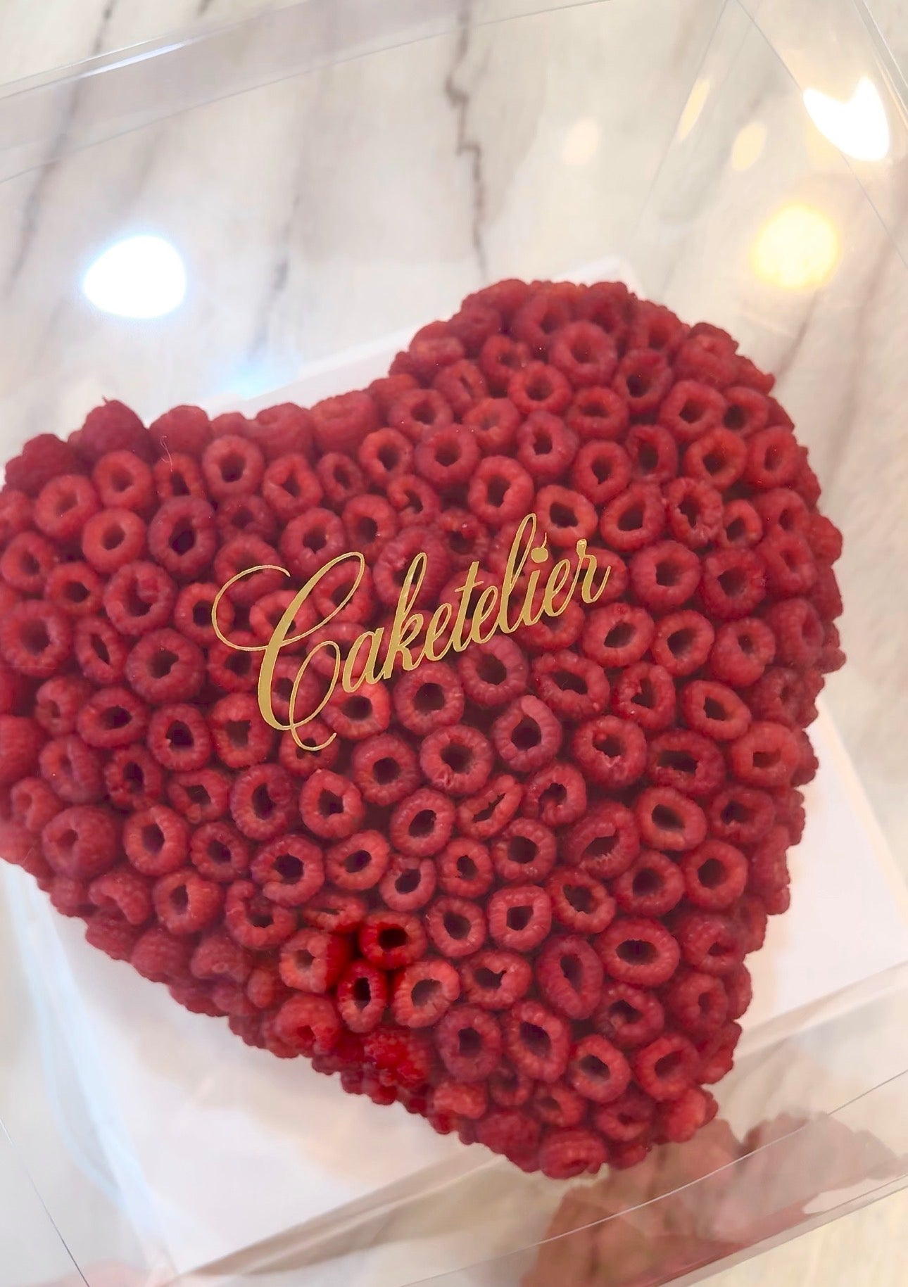 The Berry Opulence Cake - Raspberry Luxe XXL 12” Diameter Cake