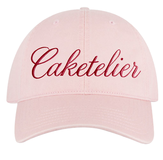 Caketelier Signature Embroidered Cap - Pink Frosting