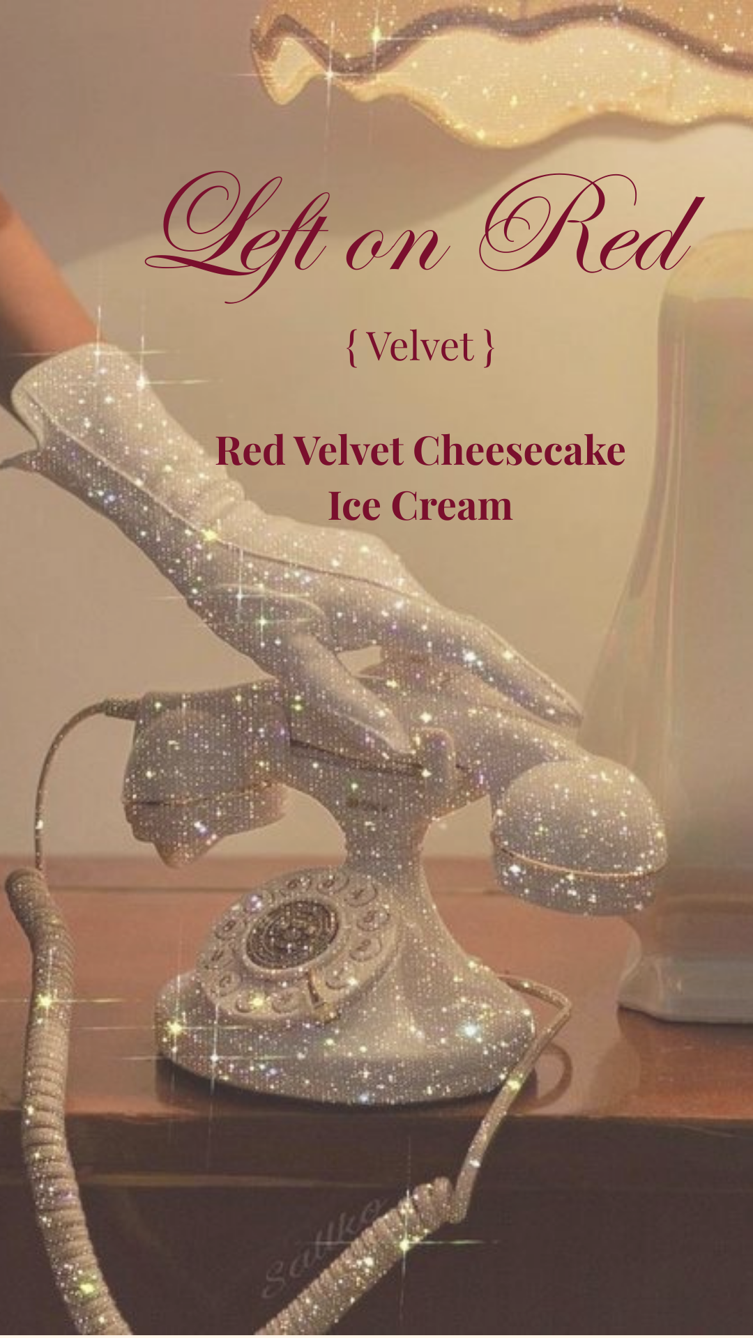 Left On Red { Velvet } - Red Velvet Cheesecake CakeCream